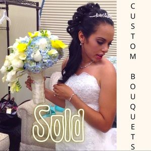 GORGEOUS CUSTOM WEDDING BOUQUET